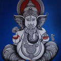 contemporary acrylic pen painting titled 'Ganesha', 30x36 inches, by artist Anjali Singh on Canvas