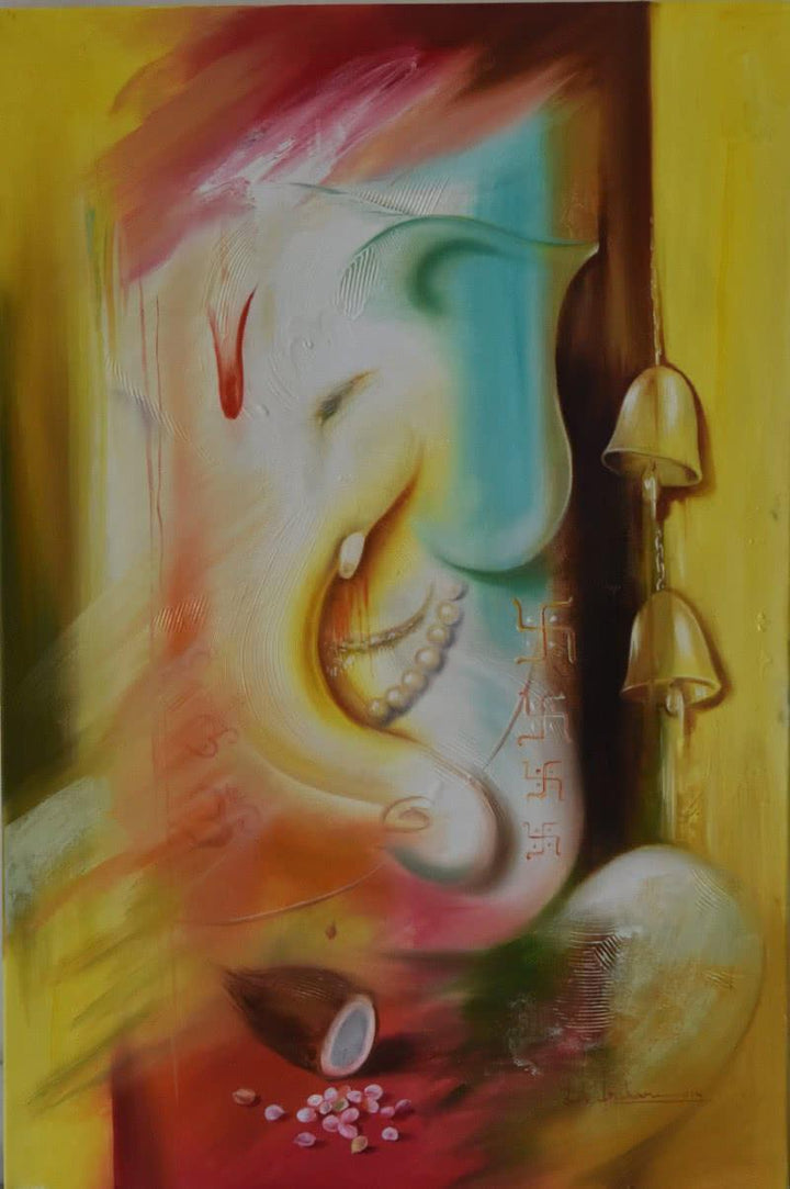 Ganesha Ganadhyakshina Painting by Durshit Bhaskar | ArtZolo.com