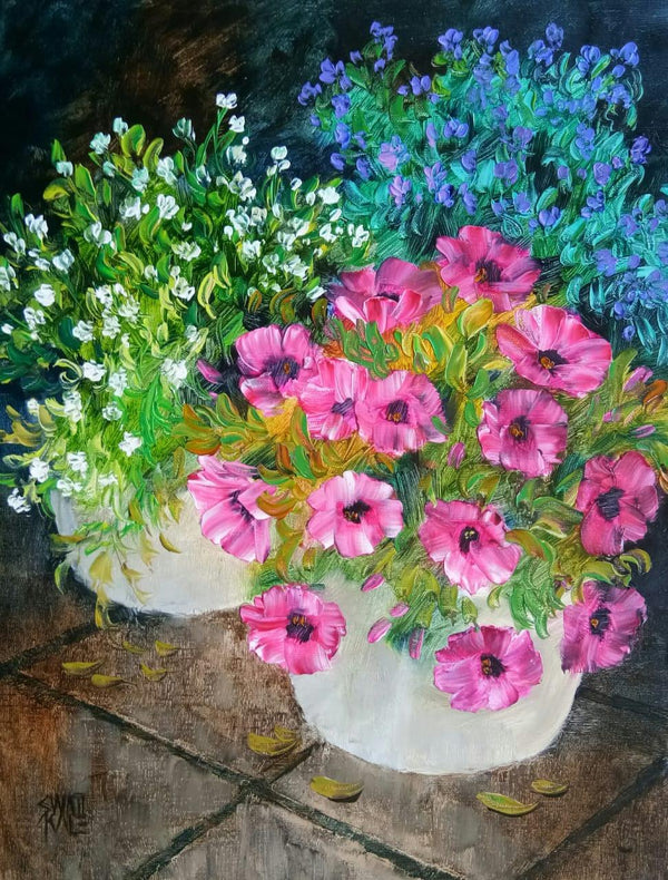 Garden Glory 4 Painting by Swati Kale | ArtZolo.com