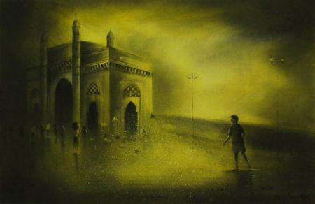 Gateway Of India 2 Painting by Somnath Bothe | ArtZolo.com