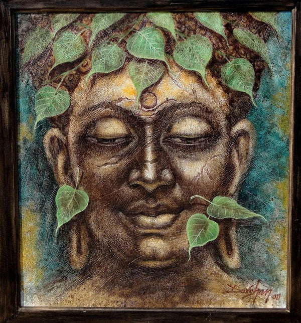 Gautama Buddha 2 Painting by Darshan Sharma | ArtZolo.com