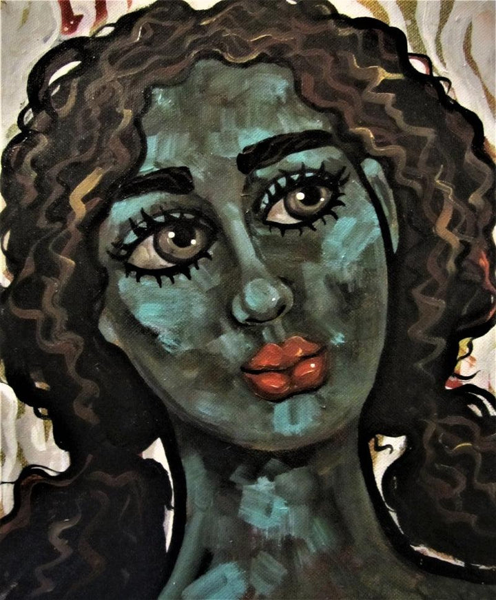 Girl In The Wind Ii Painting by Suruchi Jamkar | ArtZolo.com