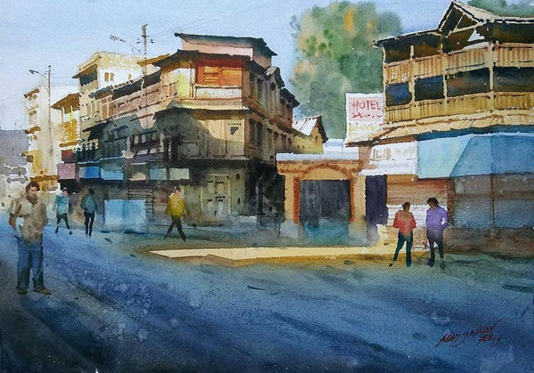 Glorious Morning Painting by Abhijit Jadhav | ArtZolo.com