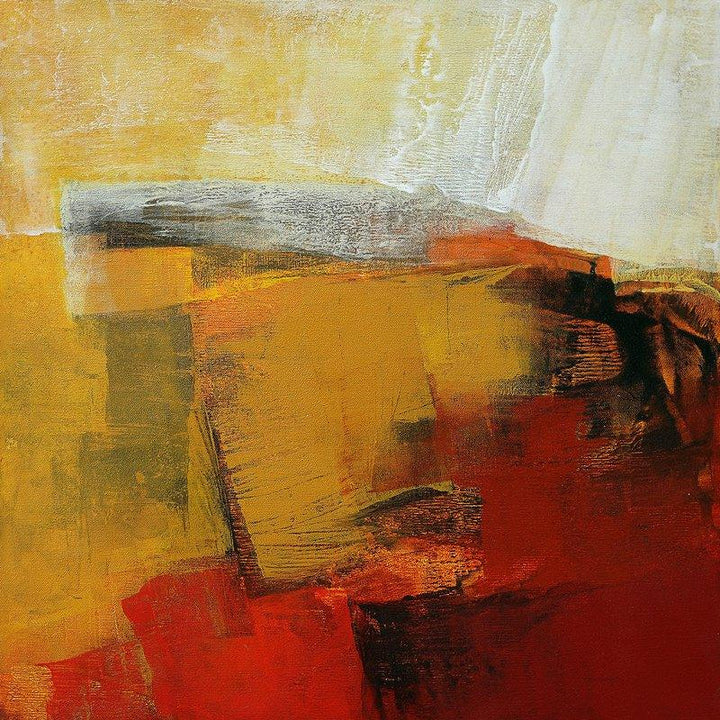 Golden Blush I Painting by Siddhesh Rane | ArtZolo.com