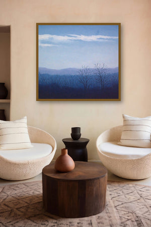 Good Morning (Serene Dawn) by artist Fareed Ahmed displayed in a Modern gallery