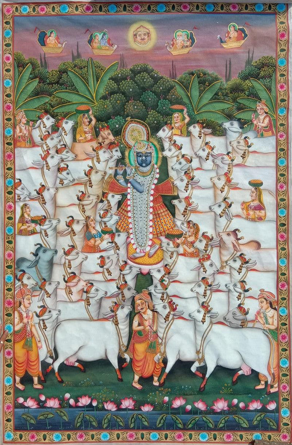 Gopashtmi Traditional Art by Surkhi Arts | ArtZolo.com