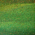 Abstract oil painting titled 'Green Abstract', 36x36 inches, by artist Vinit Kumar on Canvas