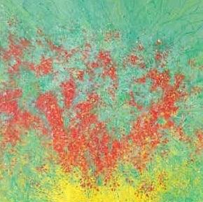 Gulmohar Blossom Painting by Pardeep Singh | ArtZolo.com
