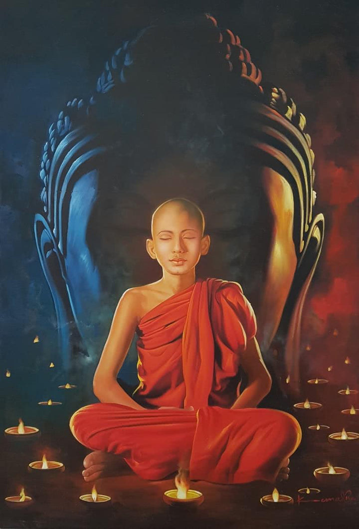 Guru Painting by Kamal Rao | ArtZolo.com