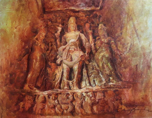 Harihara Painting by Ajay Sangve | ArtZolo.com