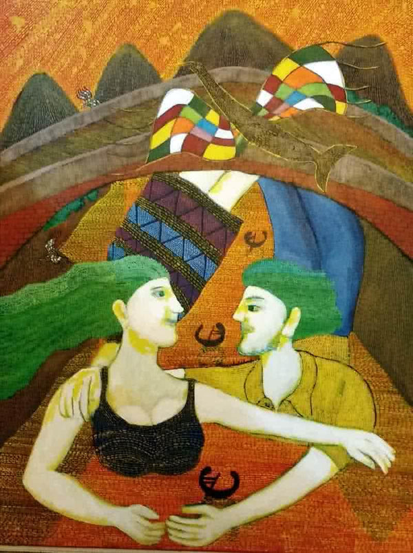 Harmony Painting by Sambuddha Gupta | ArtZolo.com