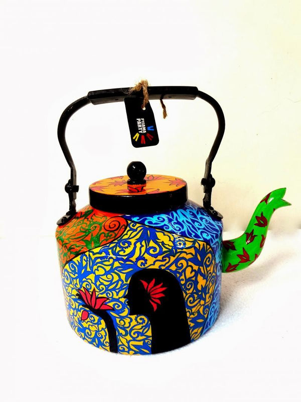 Hawaiian Girl Tea Kettle Handicraft by Rithika Kumar | ArtZolo.com