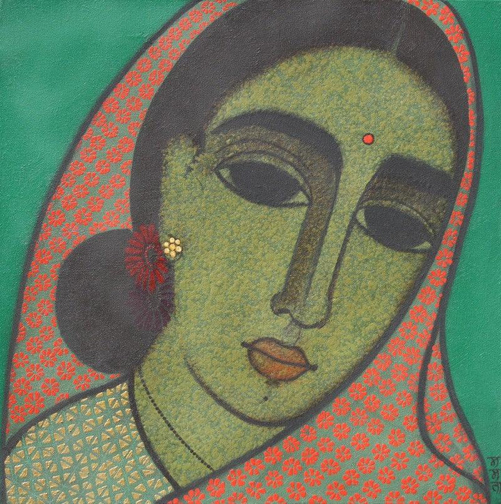 Head Iii Painting by Mamta Mondkar | ArtZolo.com