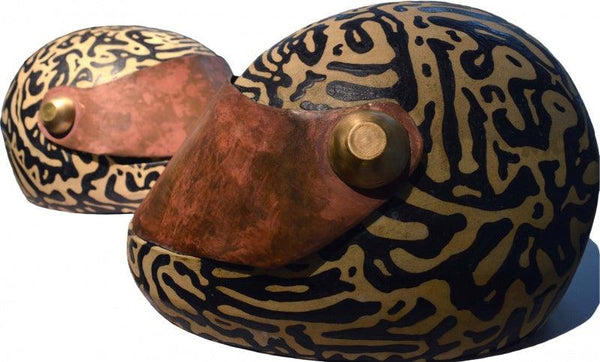 Helmet Series 2 Sculpture by Triveni Tiwari | ArtZolo.com