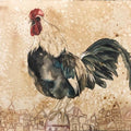 Animals coffee & watercolor painting titled 'Hen', 20x24 inches, by artist Afza Tamkanat on Canvas