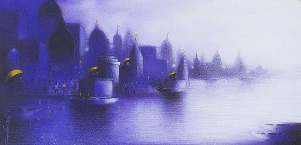 Holy Banaras 2 Painting by Somnath Bothe | ArtZolo.com