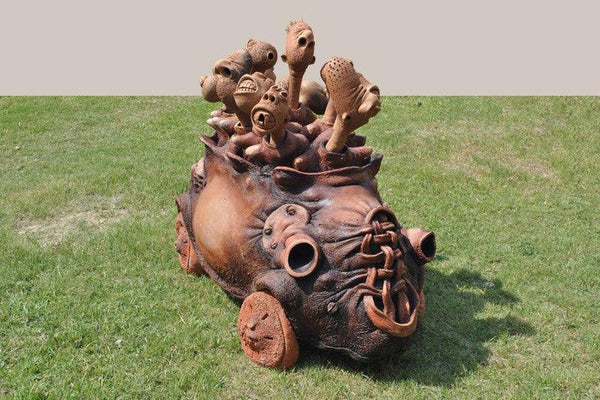 Home Sickness Sculpture by Deveshh Upadhyay | ArtZolo.com