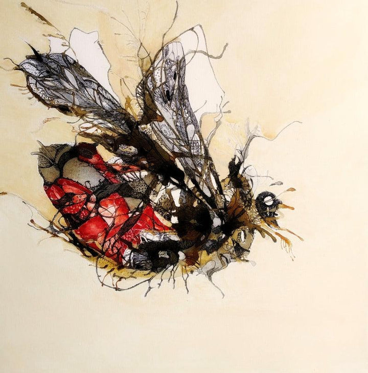 Honey Bee Painting by Sonam Sikarwar | ArtZolo.com