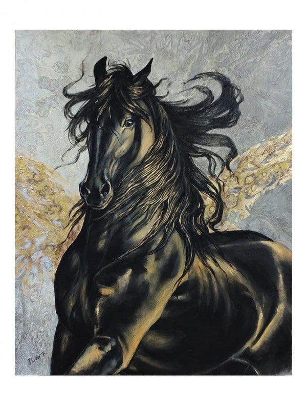 Horse 01 Painting by Deven Ramesh Bhosale | ArtZolo.com