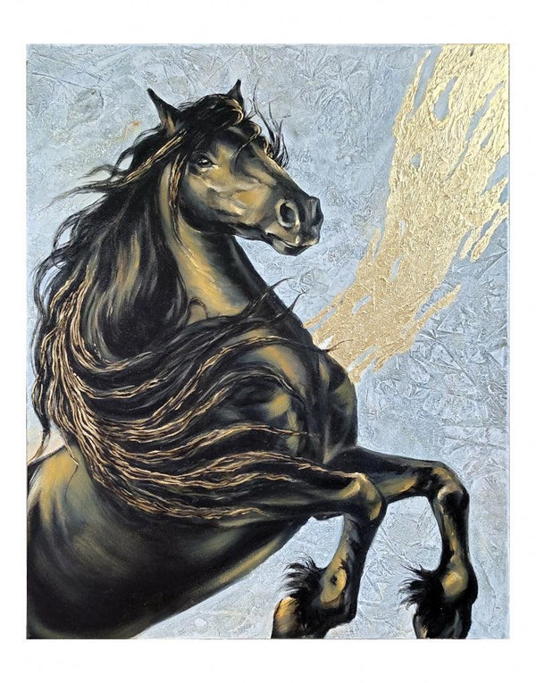 Horse 02 Painting by Deven Ramesh Bhosale | ArtZolo.com