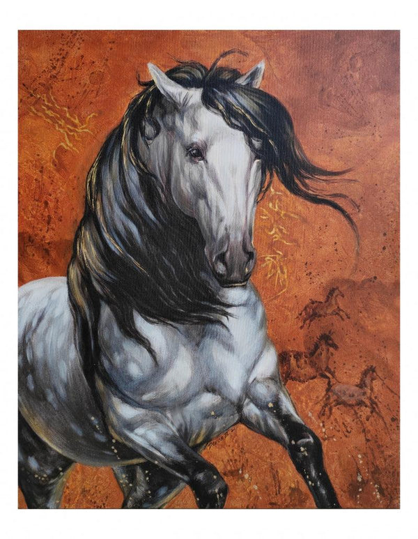Horse 03 Painting by Deven Ramesh Bhosale | ArtZolo.com