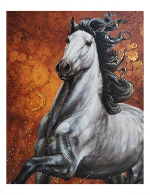 Horse 04 Painting by Deven Ramesh Bhosale | ArtZolo.com
