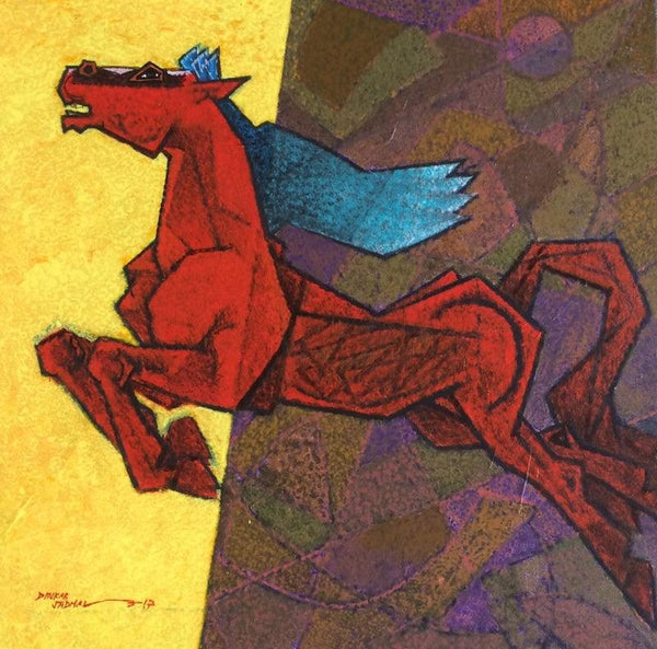 Horse Dynamism 2 Painting by Dinkar Jadhav | ArtZolo.com