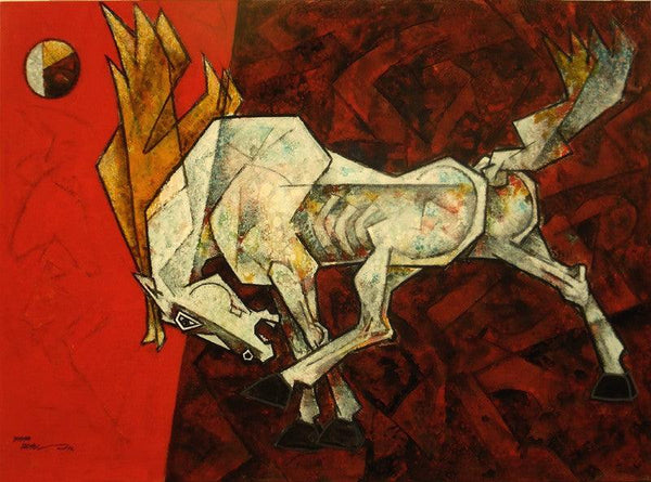 Horse Life Is Dance Parade Painting by Dinkar Jadhav | ArtZolo.com