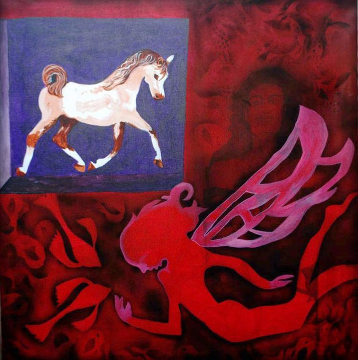 Horse Series Painting by Sripad Kulkarni | ArtZolo.com