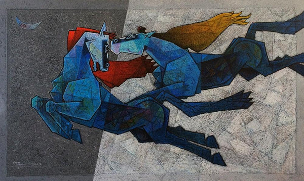 Horse The Twilight Saga 2 Painting by Dinkar Jadhav | ArtZolo.com