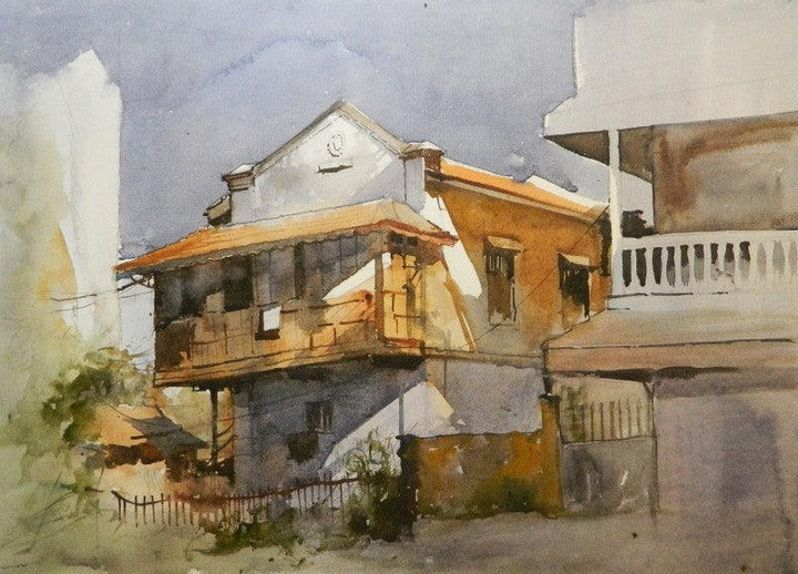 House At Dhantoli Painting by Bijay Biswaal | ArtZolo.com
