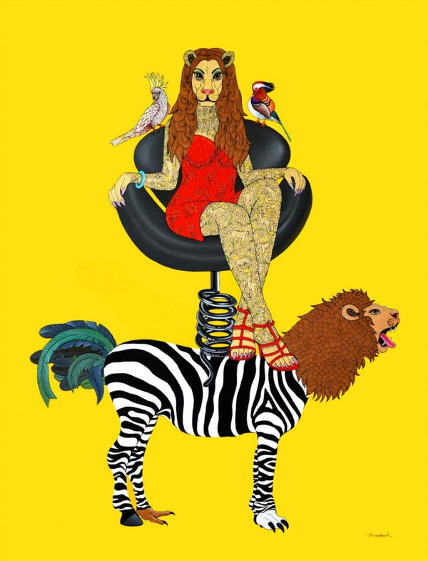 I Am Queen Painting by Bandana Kumari | ArtZolo.com