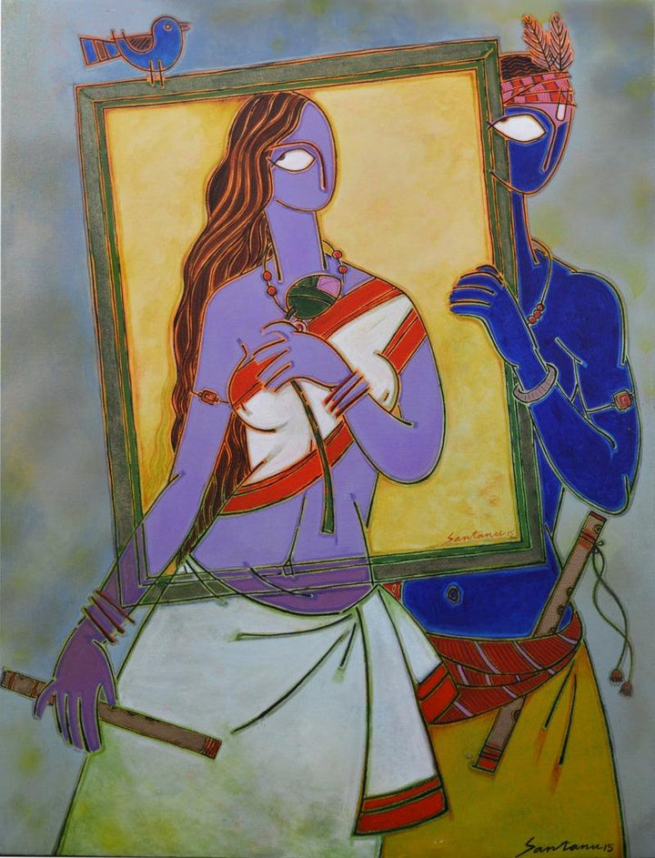 In A Frame 1 Painting by Santanu Nandan Dinda | ArtZolo.com