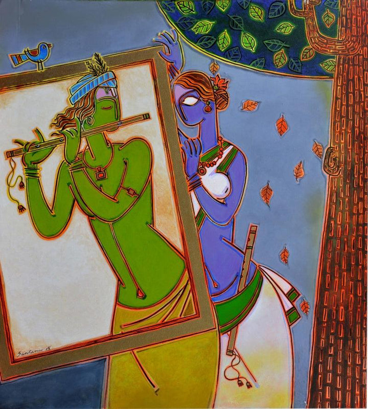 In A Frame 2 Painting by Santanu Nandan Dinda | ArtZolo.com