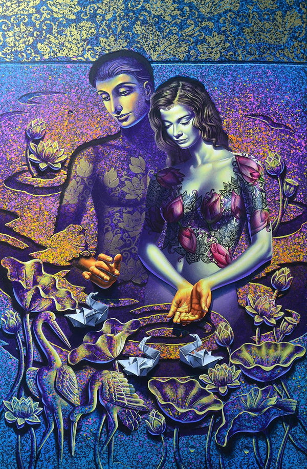In Love 2 Painting by Prashanta Nayak | ArtZolo.com