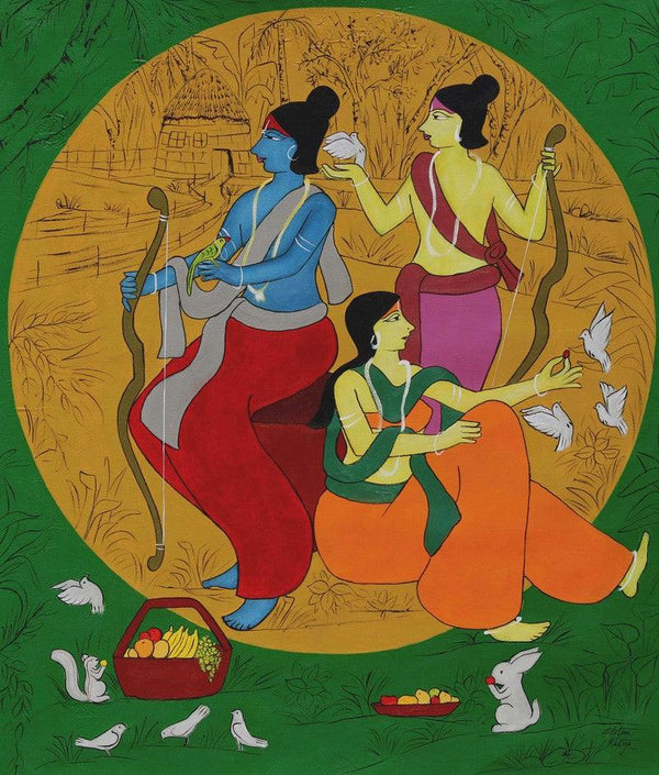 In Panchvati Painting by Chetan Katigar | ArtZolo.com