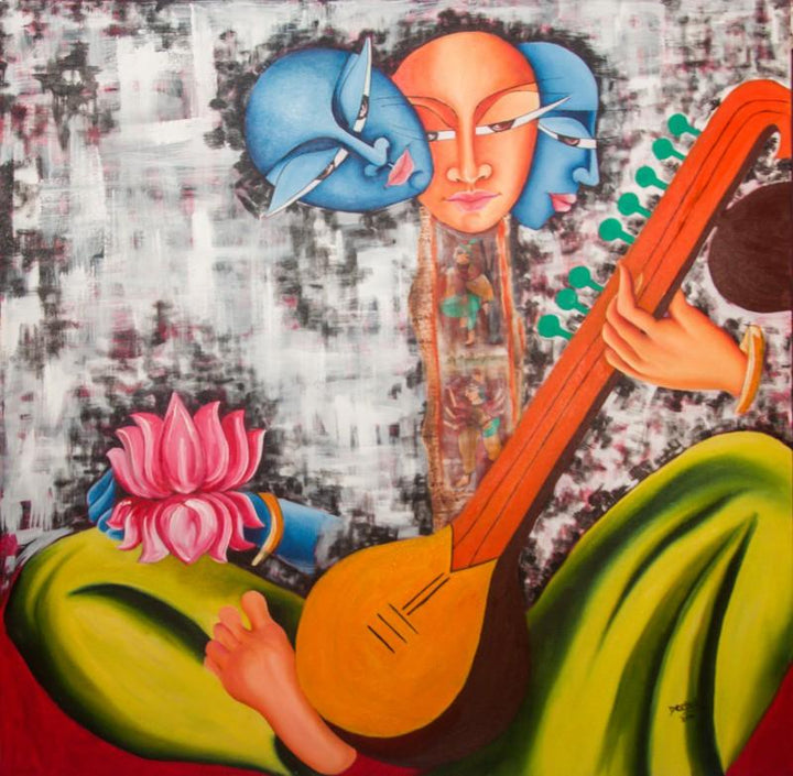 Inception Painting by Deepali Mundra | ArtZolo.com