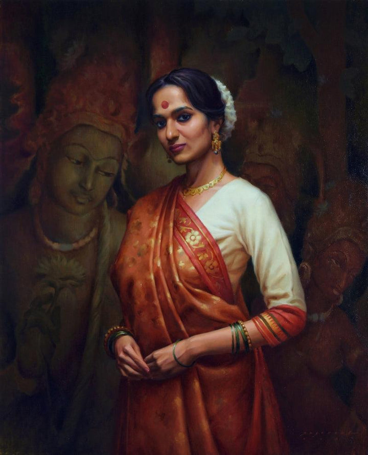 Indian Women And Culture Painting by Siddharth Gavade | ArtZolo.com