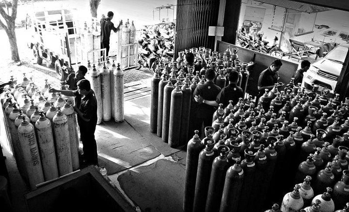 Industrial Gas Store Photography by Rahmat Nugroho | ArtZolo.com