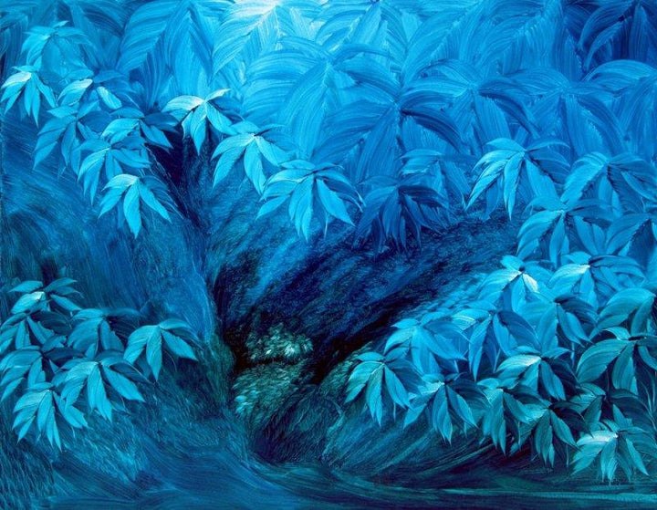Inner Escape 1 Painting by R S Shakya | ArtZolo.com