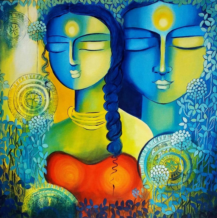 Inner Harmony Painting by Nitu Chhajer | ArtZolo.com