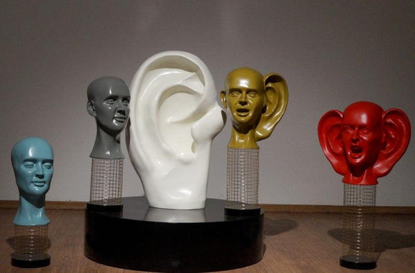 Inner Voice Sculpture by Vivek Kumar | ArtZolo.com