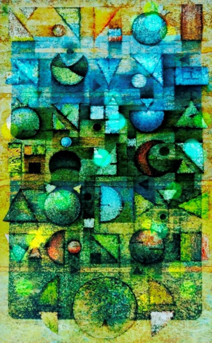 Inside Mind Painting by Ajay Meshram | ArtZolo.com
