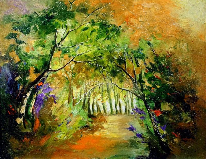Inside Nature Painting by Bahadur Singh | ArtZolo.com