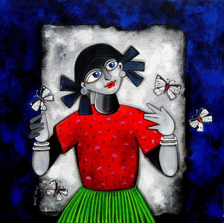 Into The Light Painting by Sharmi Dey | ArtZolo.com