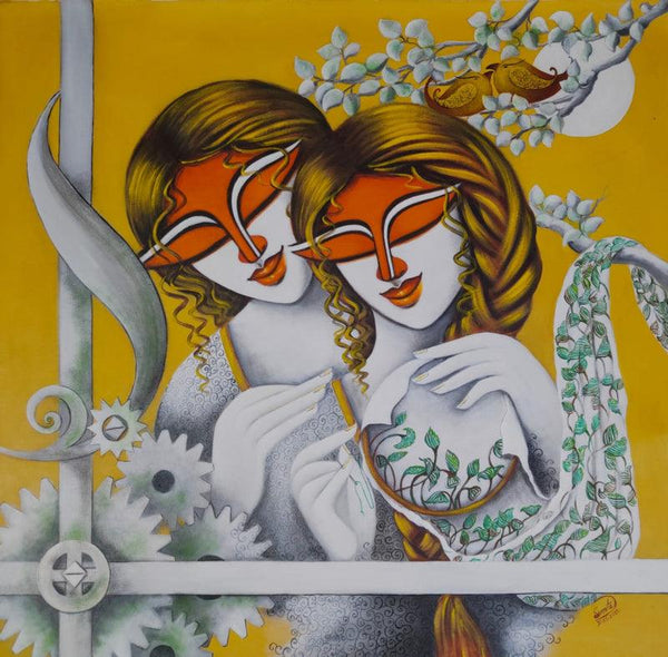 Its Me 3 Painting by Susmita Mandal | ArtZolo.com