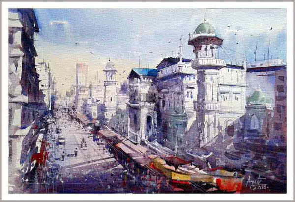 Izmir Turkey I Painting by Amit Kapoor | ArtZolo.com