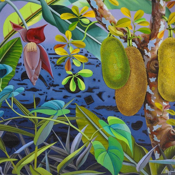 Jackfruit 2 Painting by Sanjay Kumar Biswal | ArtZolo.com