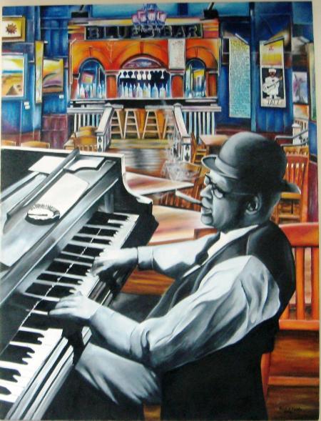 Jazz1 Painting by Parul V Mehta | ArtZolo.com