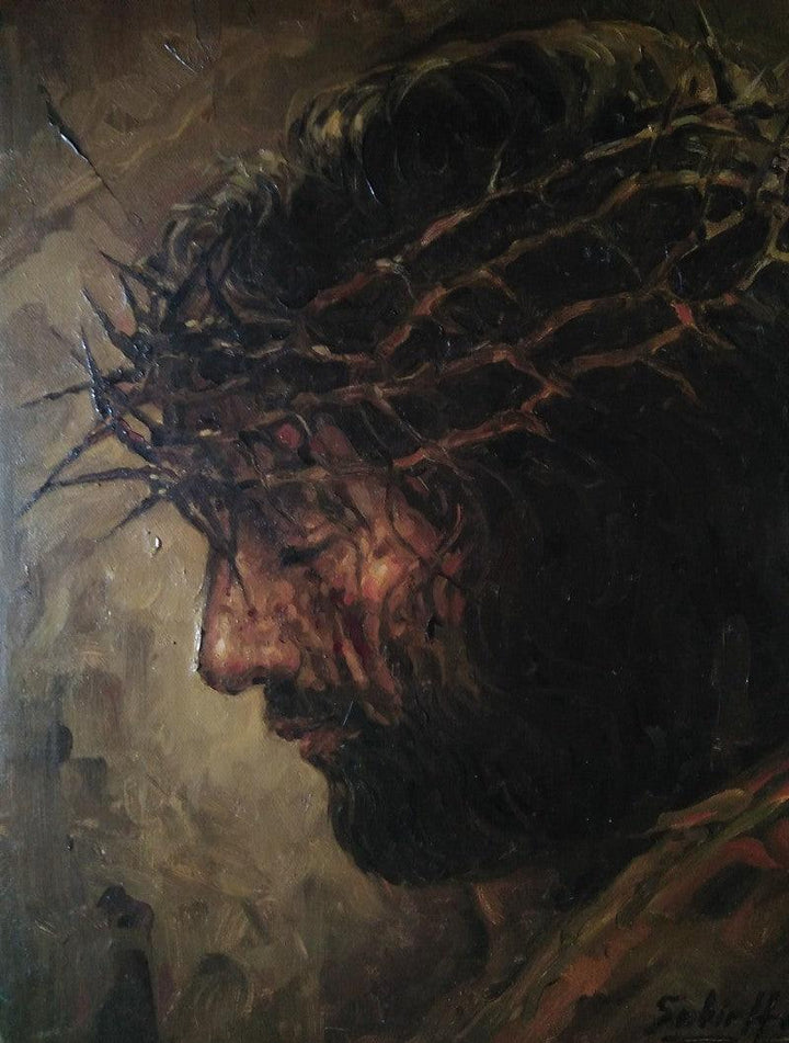 Jesus Painting by Sabir Hussain | ArtZolo.com